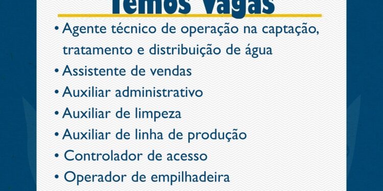 Balcão do Emprego, do PAT Cotia, divulga vagas de trabalho desta semana